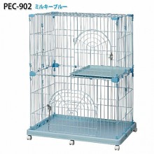 日本IRIS 雙層貓籠(PEC-902) - 藍色